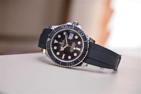 rolex yacht master 42 white gold weight|rolex titanium yacht master 2023.